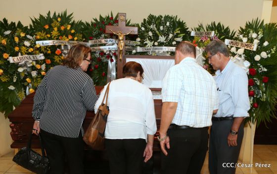 Vela del compañero-periodista Marcio Vargas Aguilar