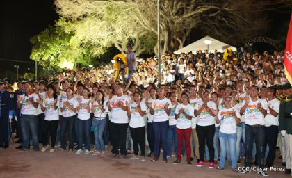Daniel y Rosario celebran 121 Aniversario del Natalicio del General Sandino