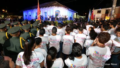 Daniel y Rosario celebran 121 Aniversario del Natalicio del General Sandino