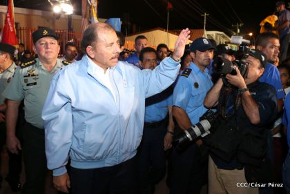 Daniel y Rosario celebran 121 Aniversario del Natalicio del General Sandino