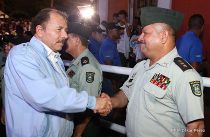 Daniel y Rosario celebran 121 Aniversario del Natalicio del General Sandino