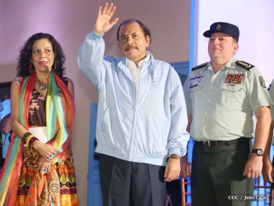 Daniel y Rosario celebran 121 Aniversario del Natalicio del General Sandino