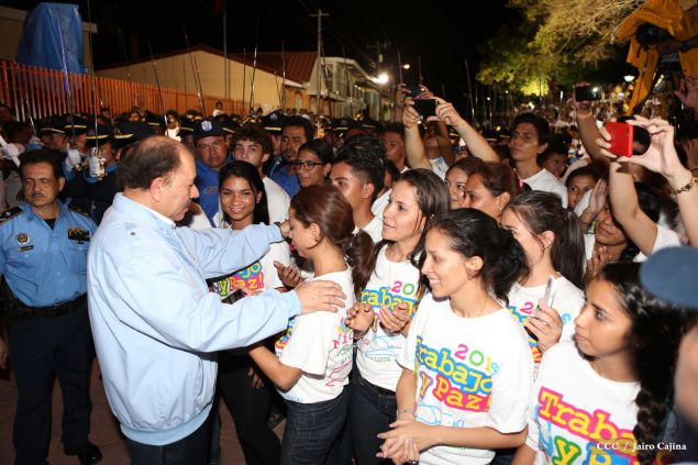 Daniel y Rosario celebran 121 Aniversario del Natalicio del General Sandino