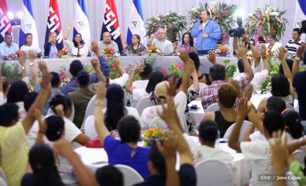 Daniel y Rosario presiden Asamblea Sandinista Nacional