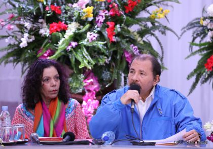 Daniel y Rosario presiden Asamblea Sandinista Nacional