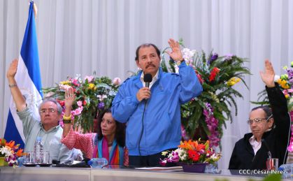 Daniel y Rosario presiden Asamblea Sandinista Nacional