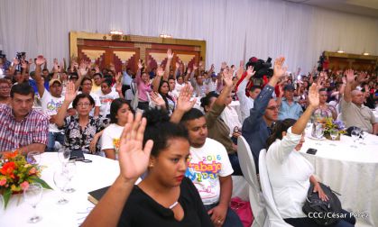 Daniel y Rosario presiden Asamblea Sandinista Nacional