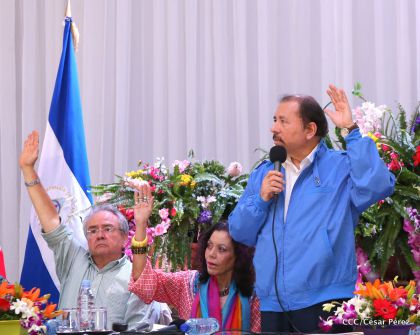 Daniel y Rosario presiden Asamblea Sandinista Nacional