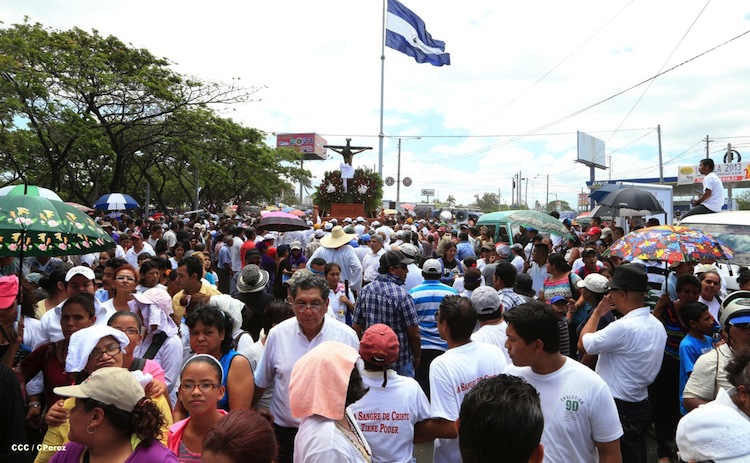 Viacrucis de Viernes Santo en Managua
