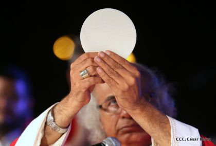 Juventud católica celebra efusivo homenaje al Cardenal Brenes