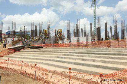 Avanza construcción de Estadio Nacional de Béisbol