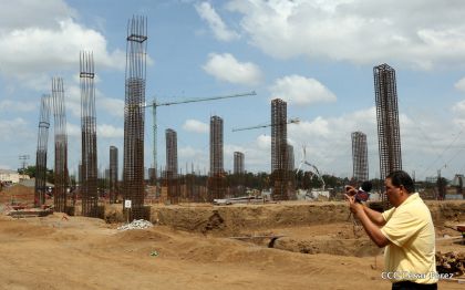 Avanza construcción de Estadio Nacional de Béisbol
