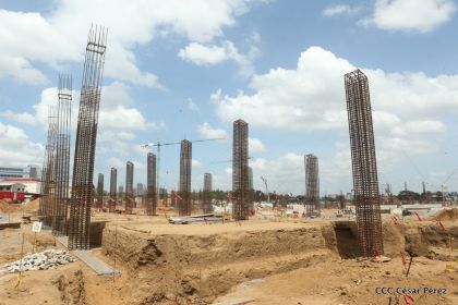 Avanza construcción de Estadio Nacional de Béisbol