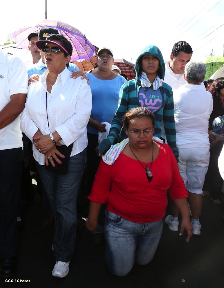 Viacrucis de Viernes Santo en Managua