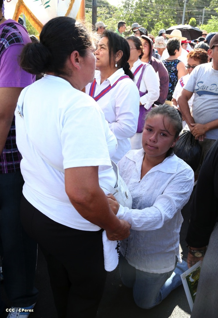 Viacrucis de Viernes Santo en Managua