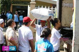 Entrega de apoyo solidario del Gobierno Sandinista a familias de Chinandega