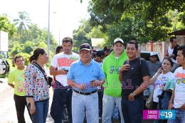 Entrega de apoyo solidario del Gobierno Sandinista a familias de Chinandega