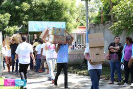 Entrega de apoyo solidario del Gobierno Sandinista a familias de Chinandega