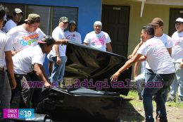 Entrega de apoyo solidario del Gobierno Sandinista a familias de Chinandega