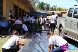 Entrega de apoyo solidario del Gobierno Sandinista a familias de Chinandega
