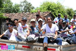 Entrega de apoyo solidario del Gobierno Sandinista a familias de Chinandega