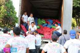 Entrega de apoyo solidario del Gobierno Sandinista a familias de Chinandega