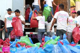 Entrega de apoyo solidario del Gobierno Sandinista a familias de Chinandega