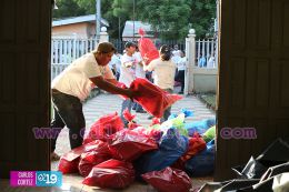 Entrega de apoyo solidario del Gobierno Sandinista a familias de Chinandega