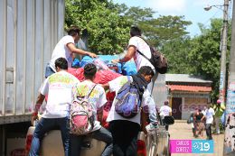 Gobierno envía miles de juguetes a niñ@s de Puerto Morazán y Tonalá 