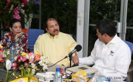Daniel y Rosario reciben al presidente de Honduras, Juan Orlando Hernández