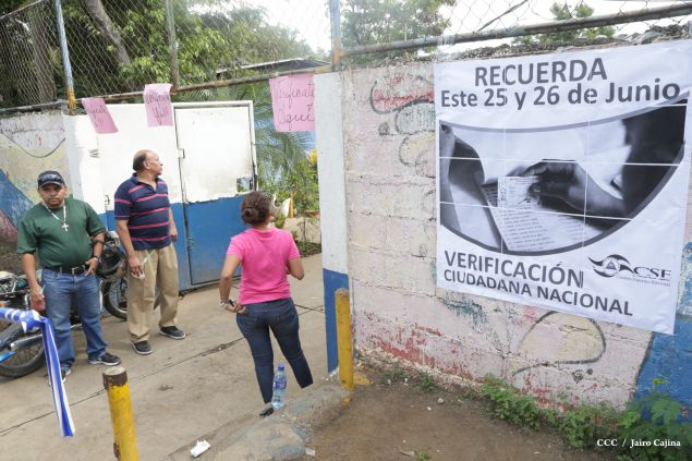 Familias participan masivamente y con entusiasmo en la Verificación Ciudadana