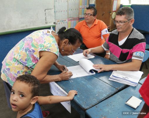 Familias participan masivamente y con entusiasmo en la Verificación Ciudadana