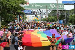 Caminata de la comunidad LGBTI en Nicaragua