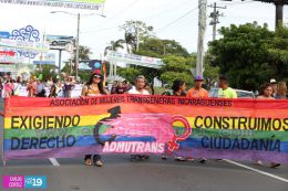 Caminata de la comunidad LGBTI en Nicaragua
