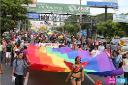 Caminata de la comunidad LGBTI en Nicaragua