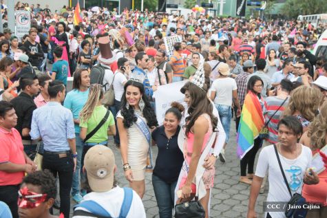 Caminata de la comunidad LGBTI en Nicaragua