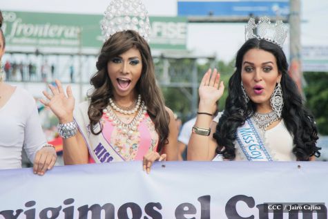 Caminata de la comunidad LGBTI en Nicaragua