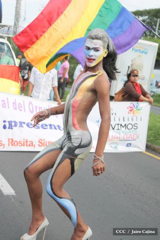 Caminata de la comunidad LGBTI en Nicaragua
