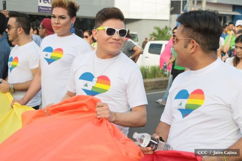 Caminata de la comunidad LGBTI en Nicaragua