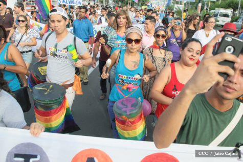 Caminata de la comunidad LGBTI en Nicaragua
