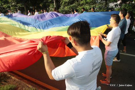 Caminata de la comunidad LGBTI en Nicaragua