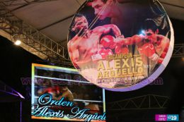 Velada boxística en homenaje a Alexis Argüello
