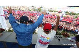 Daniel y Rosario celebran el 37 Aniversario del Repliegue Táctico a Masaya