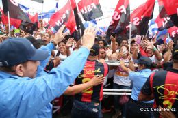 Daniel y Rosario celebran el 37 Aniversario del Repliegue Táctico a Masaya