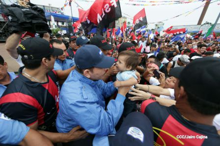 Daniel y Rosario celebran el 37 Aniversario del Repliegue Táctico a Masaya