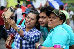 Nicaragua expresa su Amor a la Revolución en celebración del Repliegue