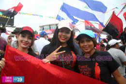 Nicaragua expresa su Amor a la Revolución en celebración del Repliegue