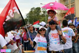 Nicaragua expresa su Amor a la Revolución en celebración del Repliegue