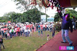 Miles se desbordan en gran celebración de Repliegue Táctico hacia Masaya