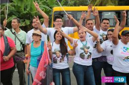 Miles se desbordan en gran celebración de Repliegue Táctico hacia Masaya